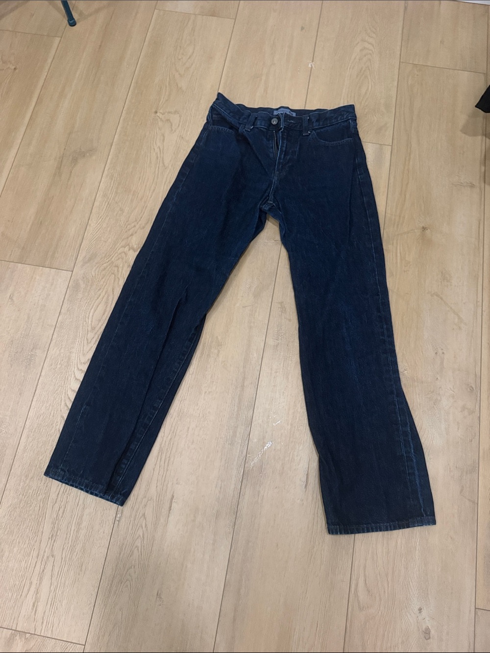 JW ANDERSON Dark Blue Women's Straight Jeans